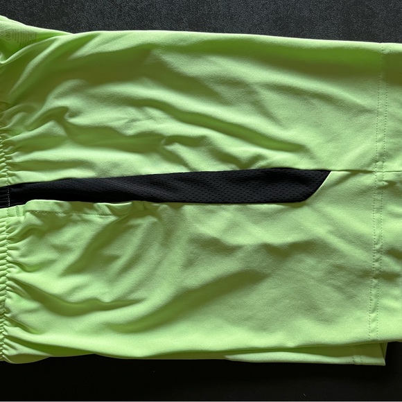 Boys 14/16 neon green shorts with black stripe. By Dry Tek. - Picture 2 of 3